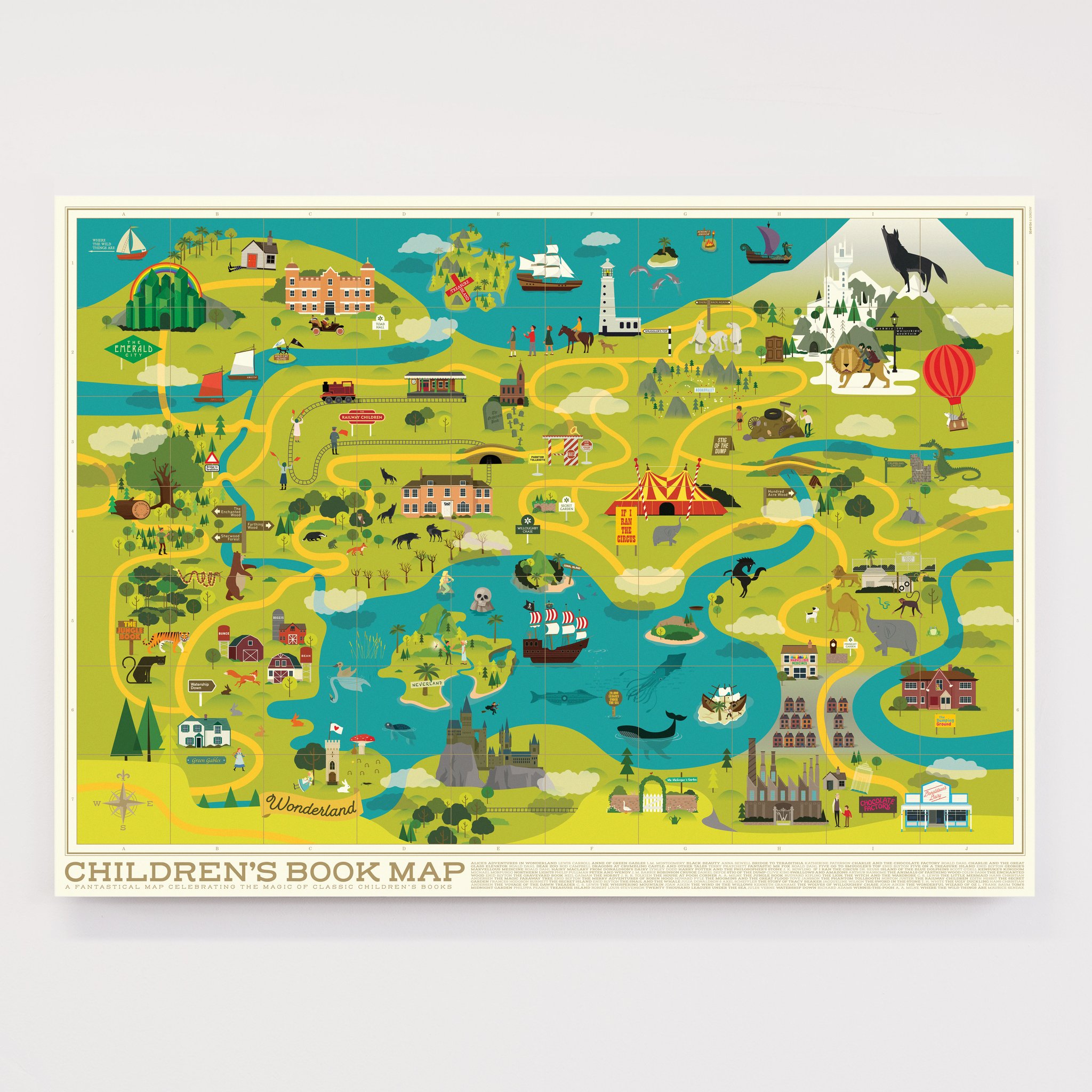 Children's Book Map, by Dorothy