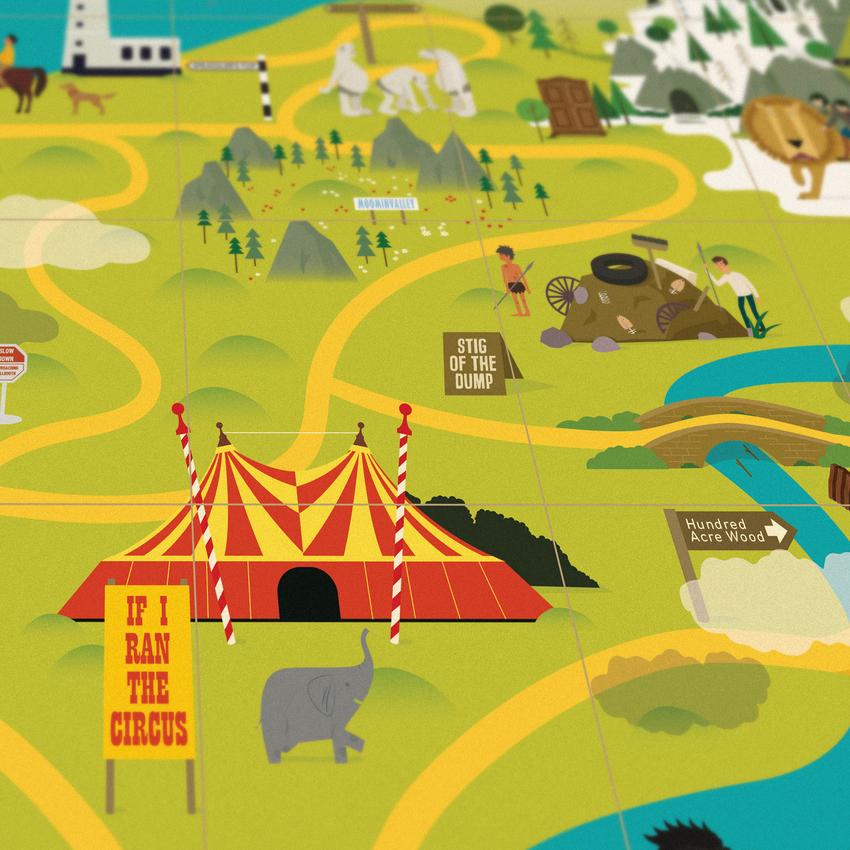 If I ran the Circus on the Children's Book Map