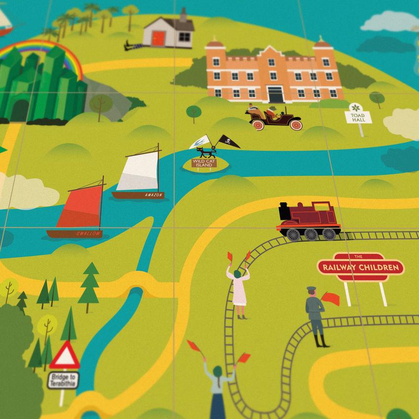 The Railway Children on the Children's Book Map